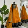 Caliph Fashion Gold crush with Viscos Velvet Dress - Image 3